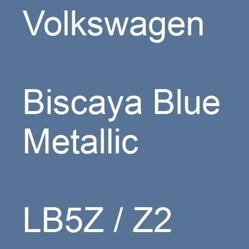 Volkswagen, Biscaya Blue Metallic, LB5Z / Z2.